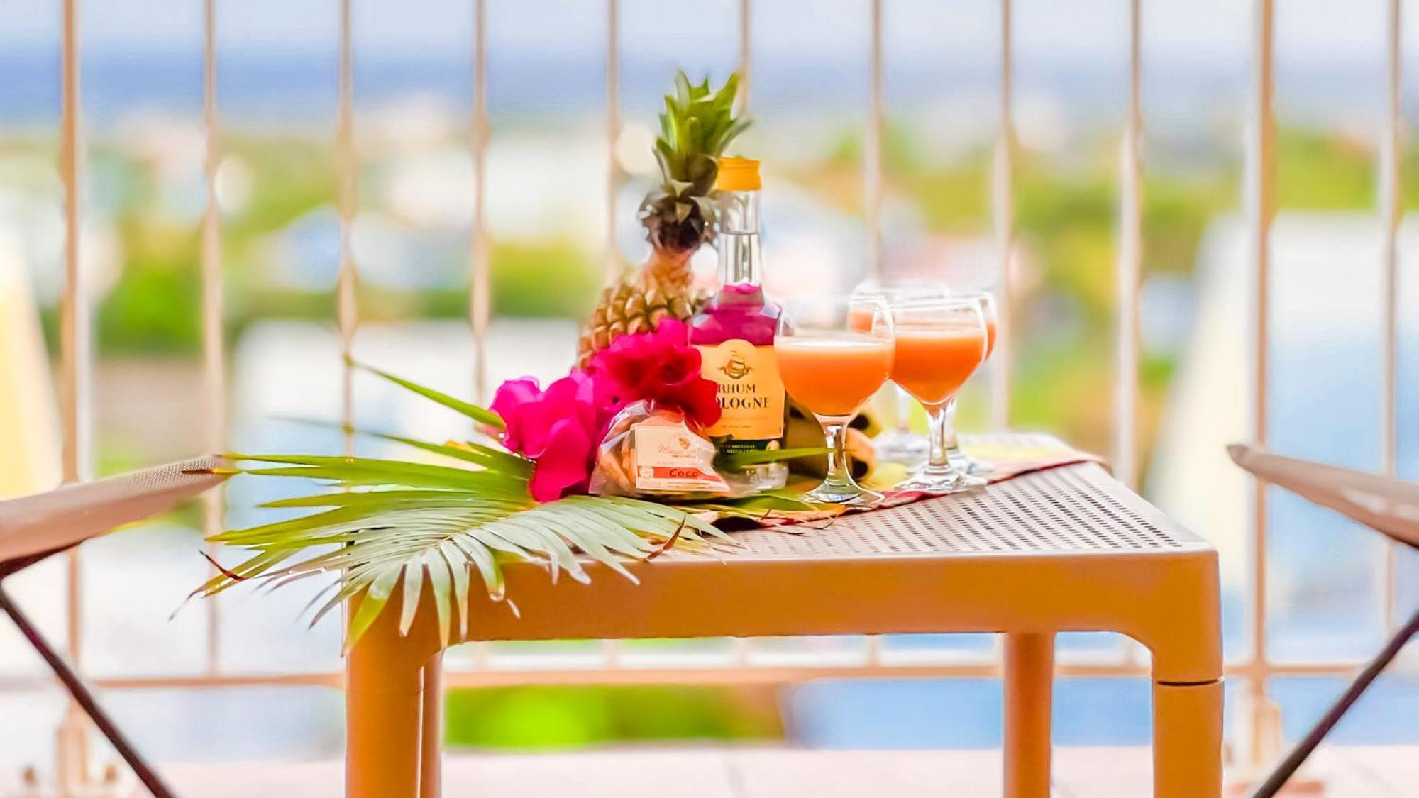 Magnifique Appartement Fleurs Caraibes - 6 Personnes En Residence Avec Piscine Privee - Sainte Anne 외부 사진